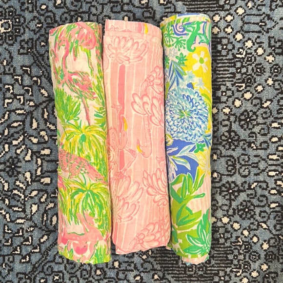 Lilly Pulitzer Other Lilly Pulitzer X Pottery Barn Kids Swaddle Set